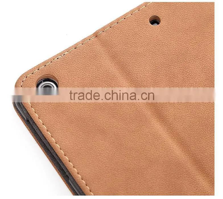 Fashionable Leather PU Case For Tablet PC Triple Folding Stand Case