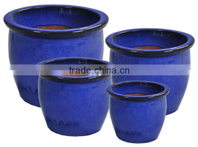 large pottery garden pot