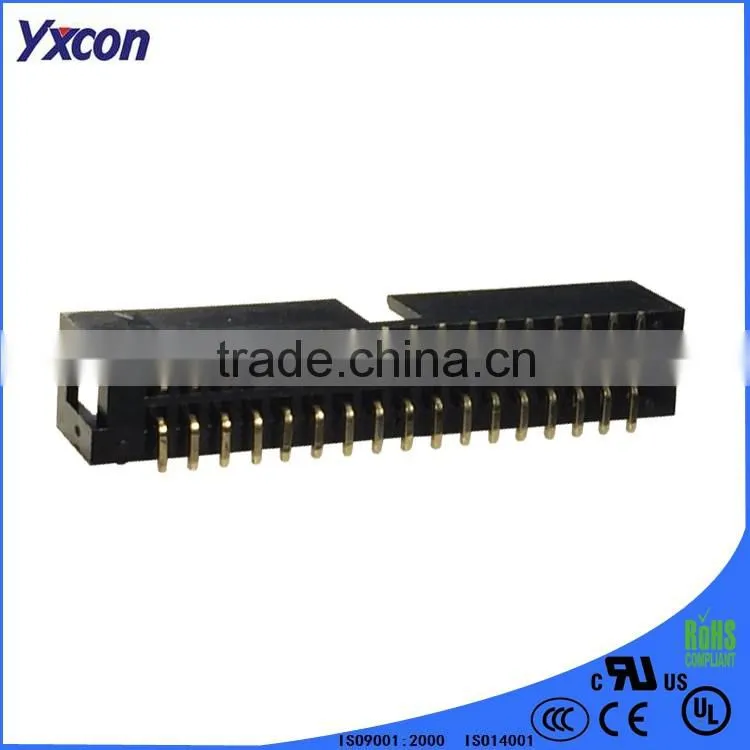 Made in China 2.54mm pitch factory price dual row vertical SMT box header connector