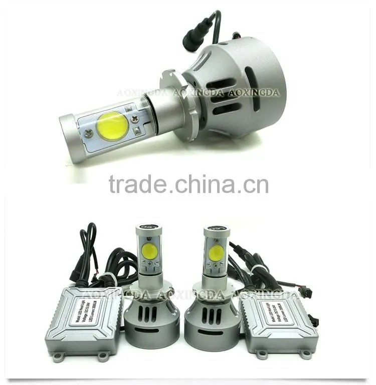 7000Lm auto headlight D2 D4 D2S D2R D2C D4S D4R led head light bulb conversion kit