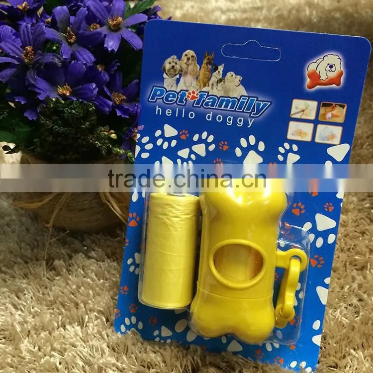 custom printed durable dog waste bag dispenser and 2 roll refills