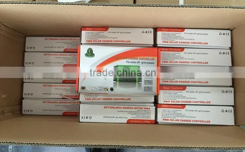30A/40A 12V/24V pwm solar charge controller for off-grid solar system