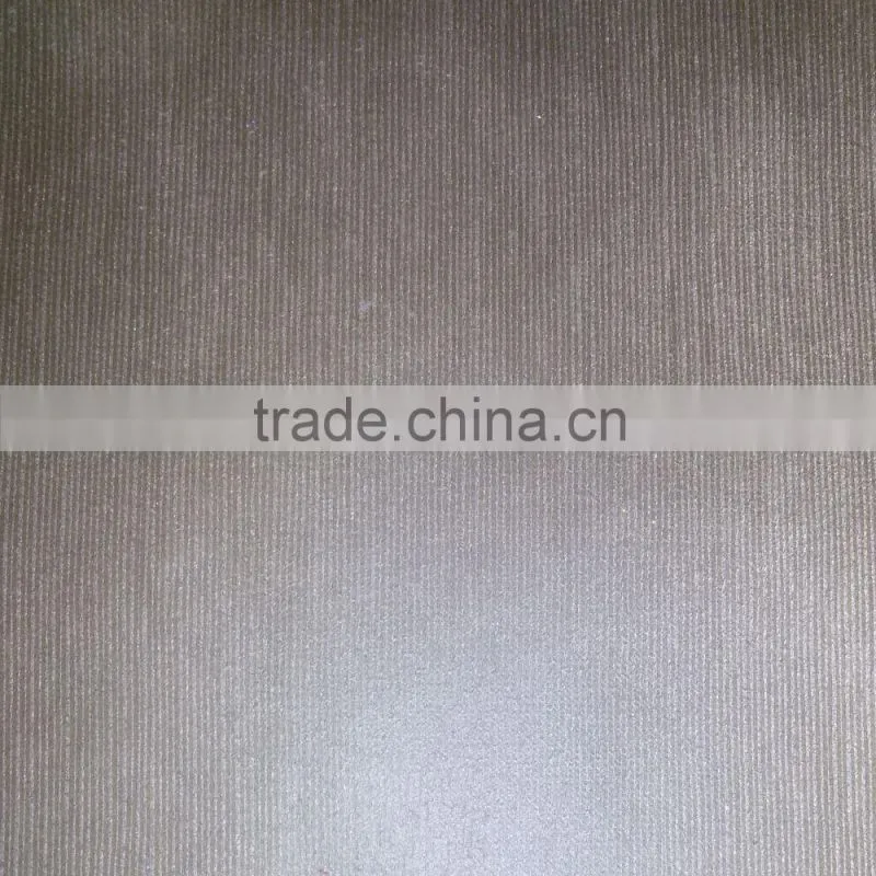 Upholstery Fabric/Brushed Kniting Backing /Hot Stamping Polyester Suede