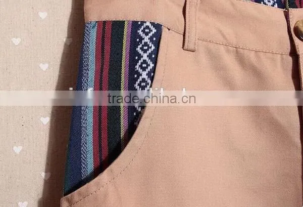 Fashionable stylish men's casual trousers 2015