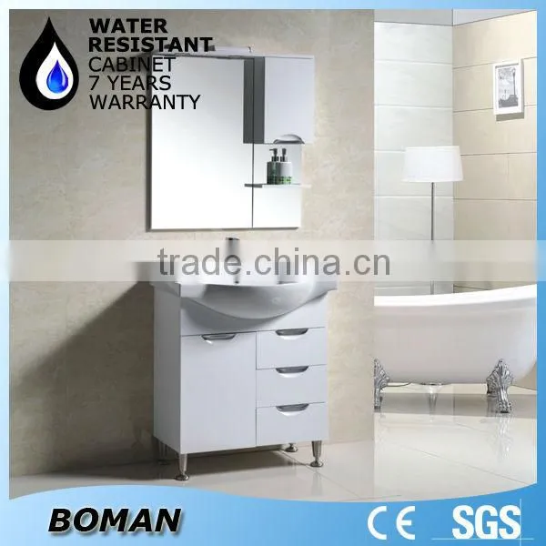2015 design wall mounted bathroom storage cabinet cheap
