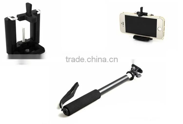 Screw&Spring adjustable new design black tab cell phone tripod mount 55-100mm universal for iPhone6/6S/7/SE,Samsung S6 Nubia Z11