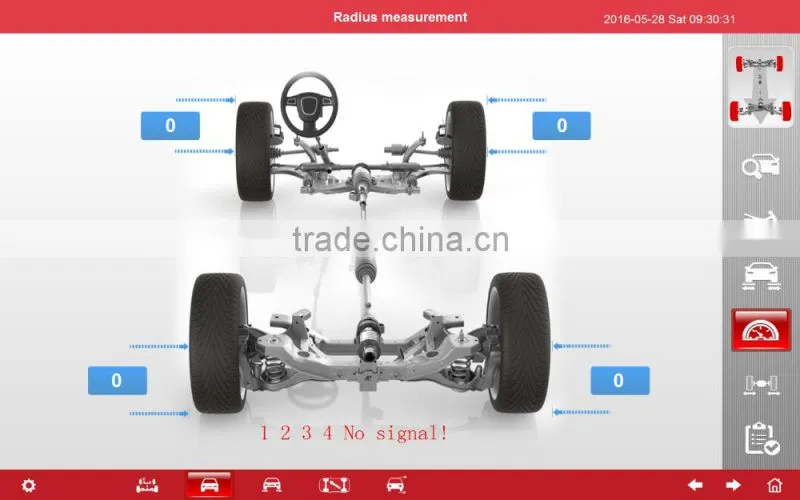 space-saving 3D wheel alignment with competitive price for car maintenace point
