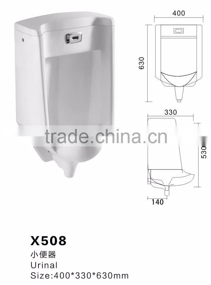 Sanitary Ware Manufacturer Ceramic Top Flush Installation Sensor Auto Flush Urinal