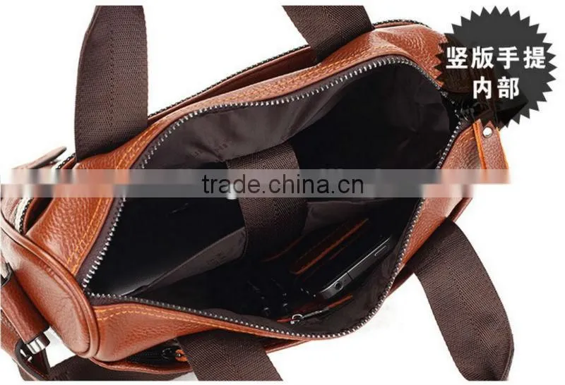 Handbag manufacture Latest professional factory leather men bag shoulder bags