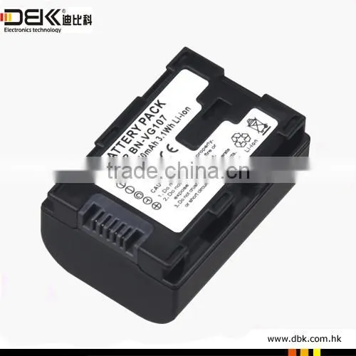 hot sale Rechargeable Li-ion Camera Battery for fully decord BN-VG107