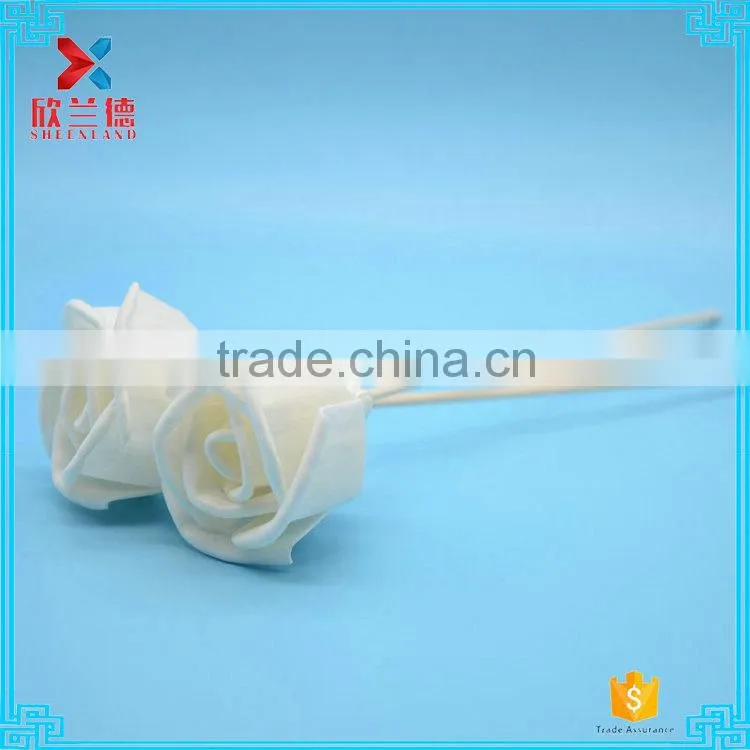 Fragrance flower diffuser white colored sola flower ,Edge of roses