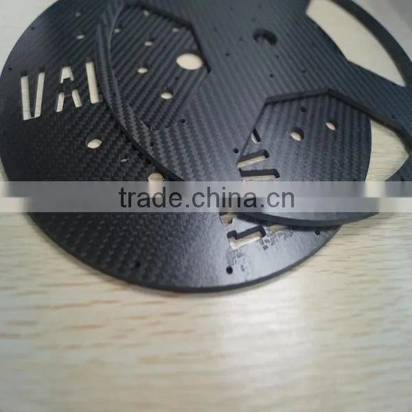 Precise cnc cutting carbon fibre plates for UAV Drone