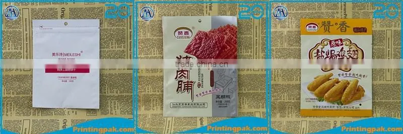 plastic mooncake popcorn packaging bag crisp packets