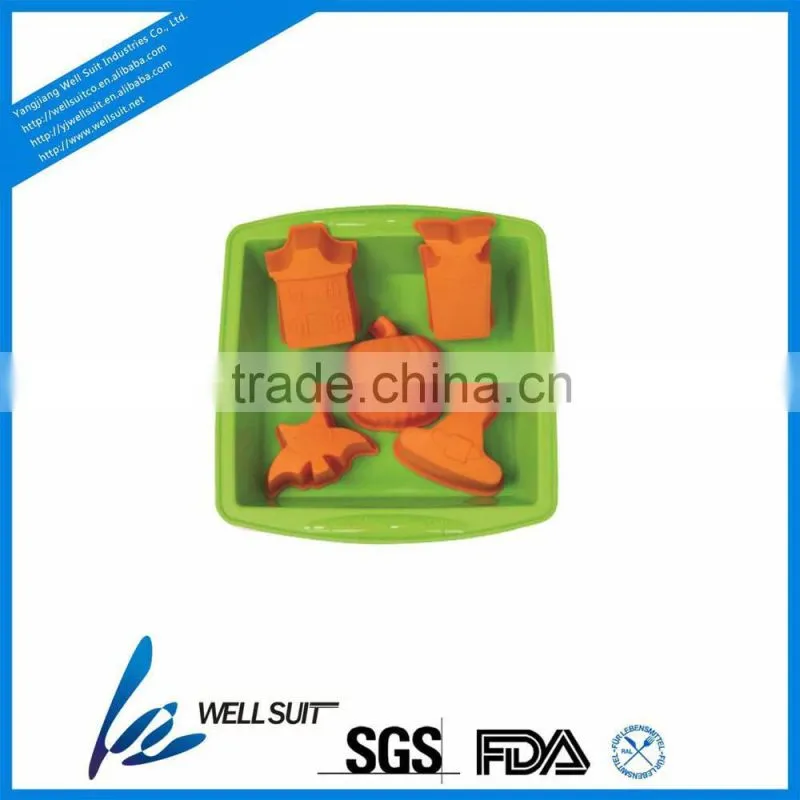 hot selling high quality colorful silicone kids moulding sets