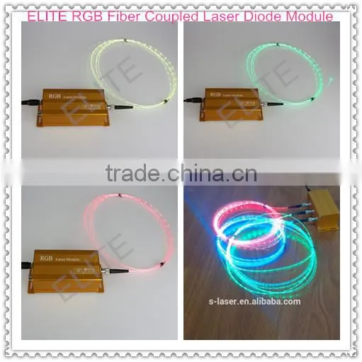 FDA Certify 90mw RGB Fiber laser Module with FC Connector for Fibrance Fiber, Solution for Bendable Fiber Optics Line with Laser