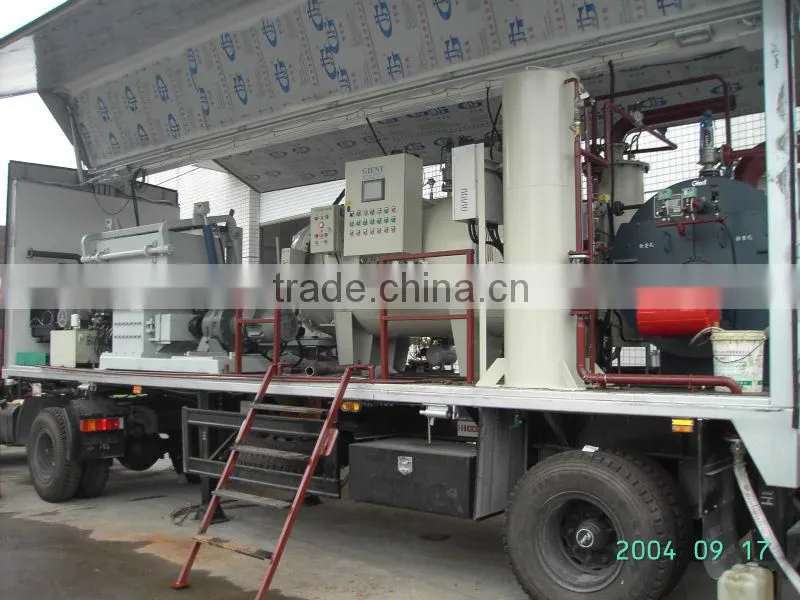 mobile type of hospital waste treatment