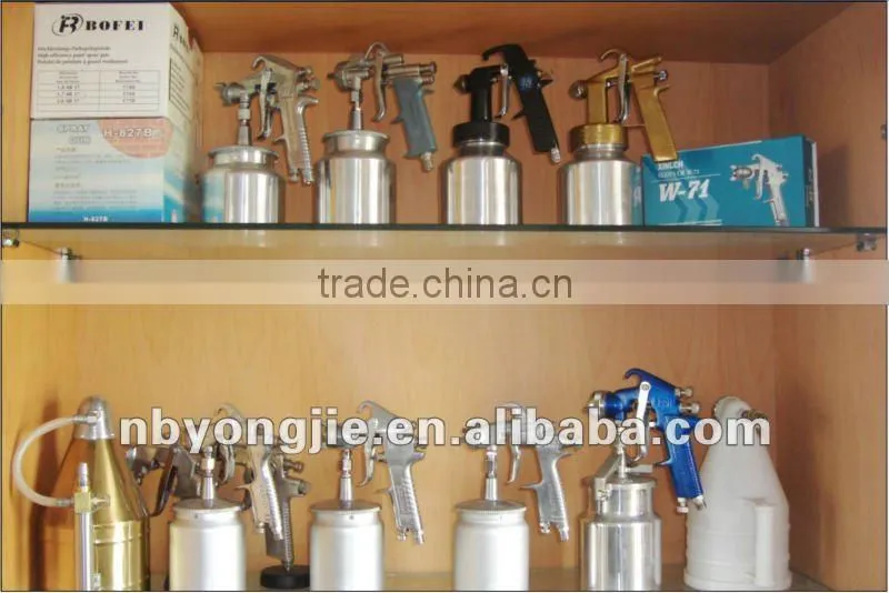 Gravity feed type Chrome-plated Wall HVLP spray guns