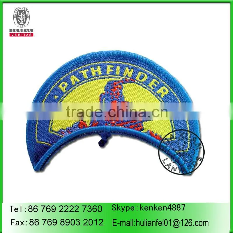 Woven label patch