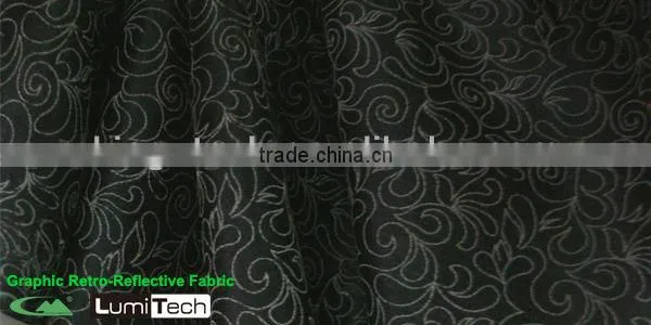 Grape Pattern Reflective Printing T/C Woven Print Fabric Reflective Waist Coat