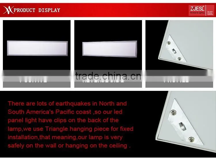 South American ultra slim led office light 1200*300 40w warm white