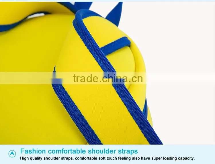 NOHOO Butterfly Waterproof Kids Bags Neoprene fashionable school bags Cartoon Animals School Bags