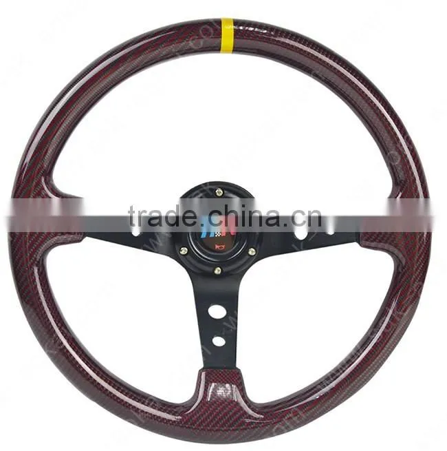 Hot sale racing carbon steering wheel