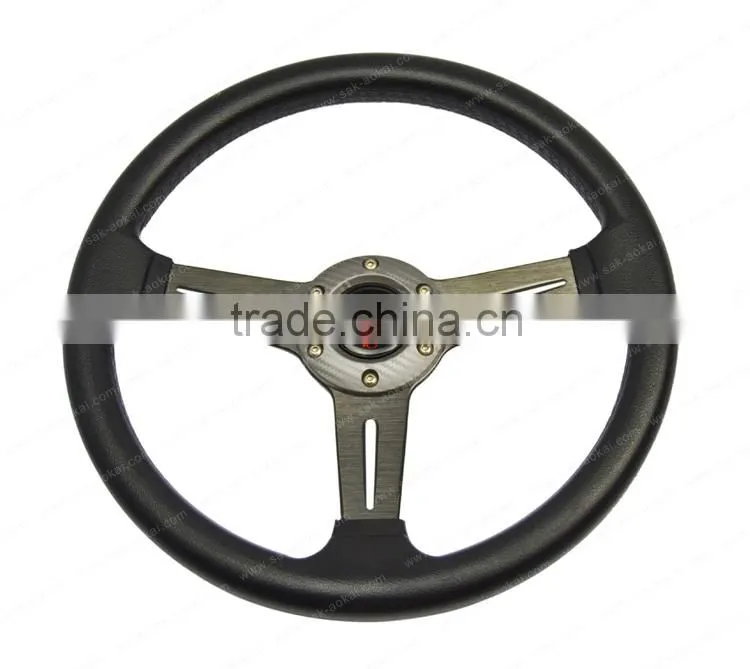 classic chrome steering wheel cool style steering wheel with colorful spoke
