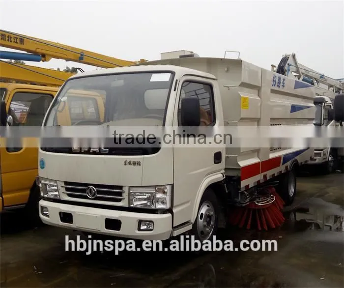 Dongfeng NEW shape 4cbm floor sweeper truck for sale