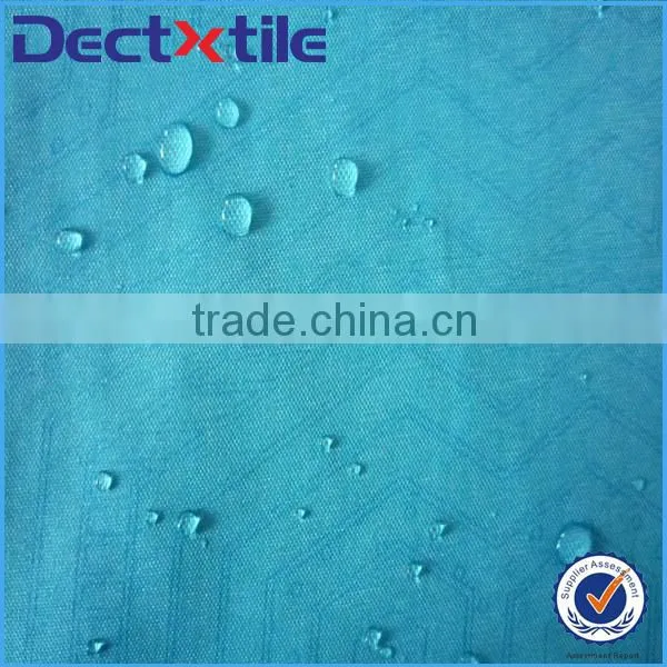Eco friendly waterproof pvc coated pongee raincoat fabric