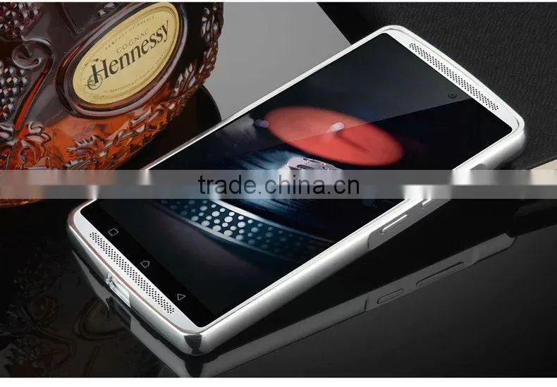 High Quality Metal Aluminum Bumper Mirror Cell Phone Back Cover Case For Lenovo K4