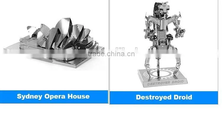 metallic Triumphal arch model 3D mini puzzle for kids and adult