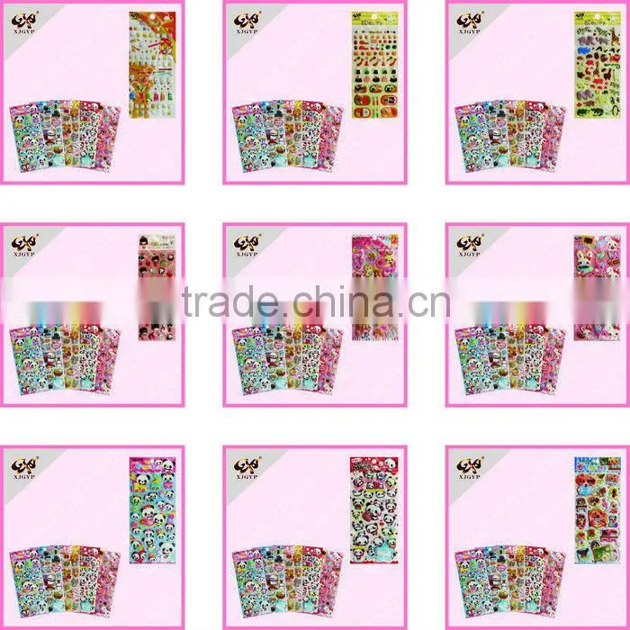 Custom clear resin epoxy sticker for promotion (EPOXY8311)