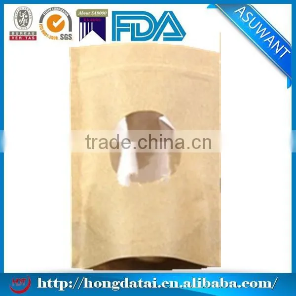 food plastic metalized stand up pouch bag