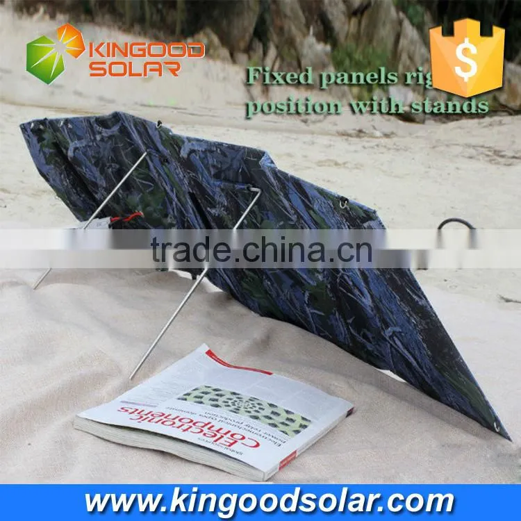 2016 New Products arriving 60watt Portable foldable solar panel charger for car