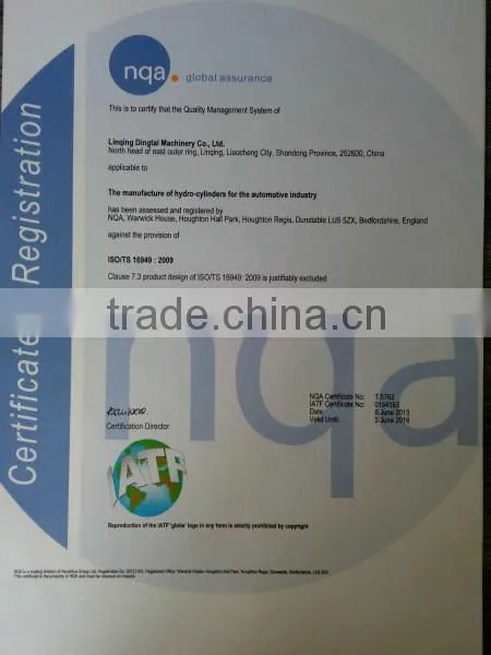 Hydraulic Cylinder For Garbage Compactor
