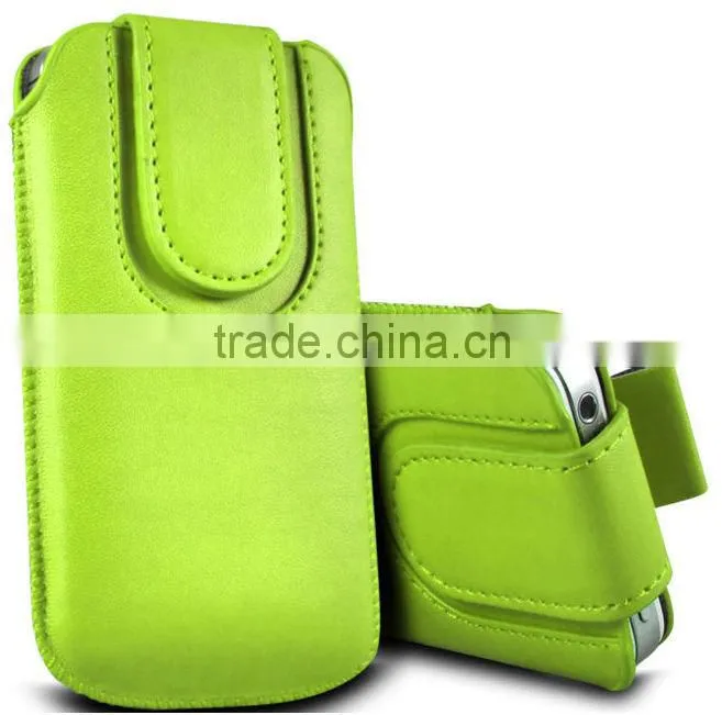 manet pull tab leather pouch