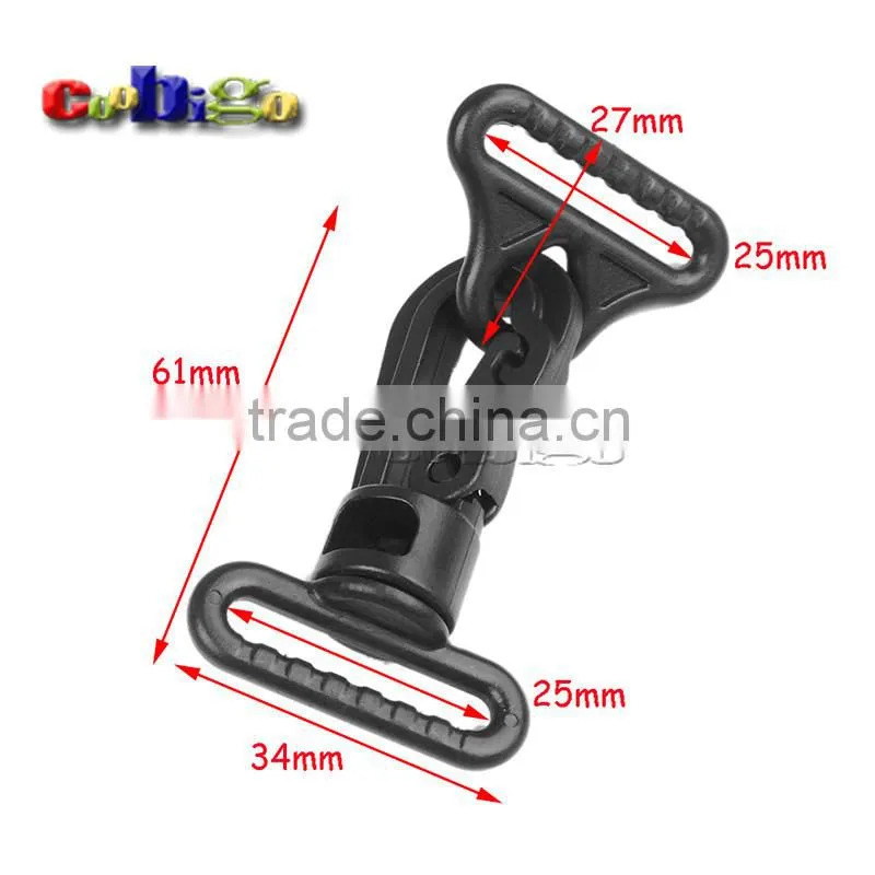 Plastic Swivel Snap Hooks for Bag Belt Straps Briefcase Strap Clasp #FLC428