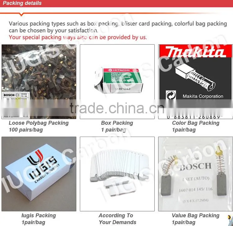 6.3*8*13.5mm Electric Hammer Drill Use Brass Wire Brush