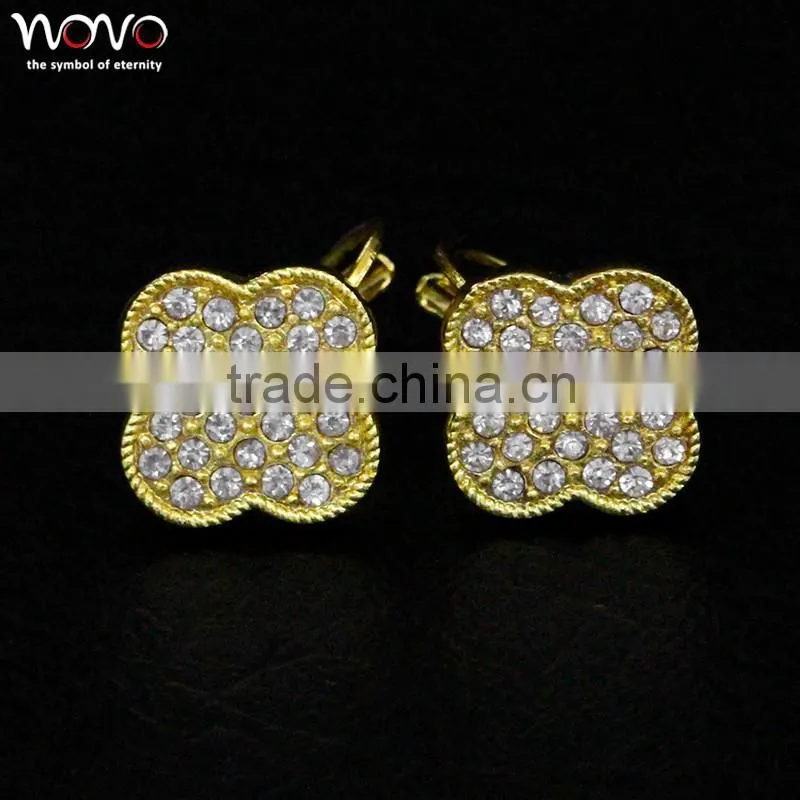 Latest brass gold plated earrings for girls