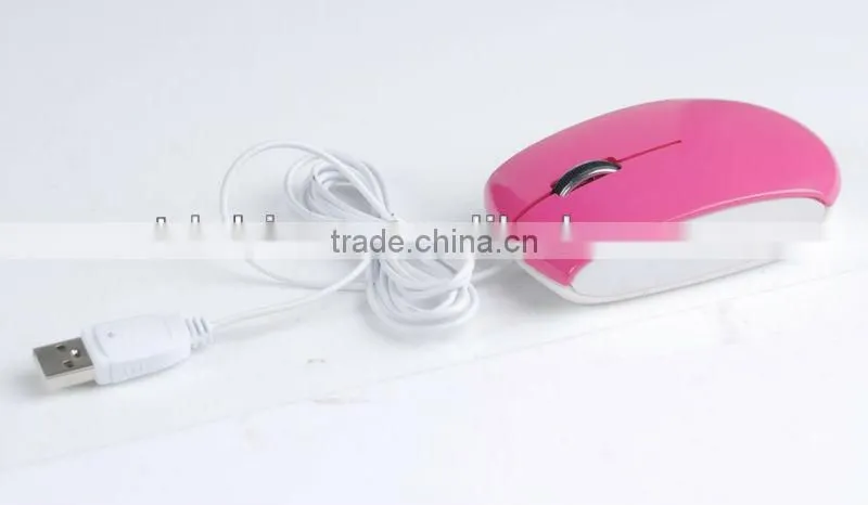 Wired Optical Mouse Flower Pattern Nice Mouse