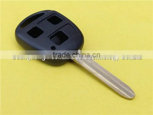 20% OFF, 3 buttons remote key case blank key for Toyota car key TOY43 blade