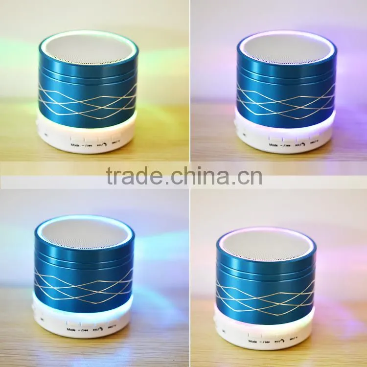 2015 New Round Portable Music Mini Wireless Bluetooth Speaker with FM Radio MP3 Player SV019702