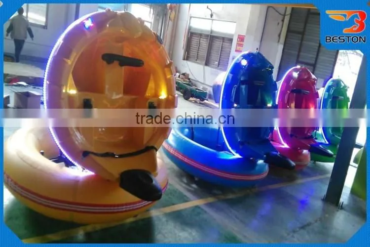 2016 High quality theme park rides inflatable battery UFO bumper cars