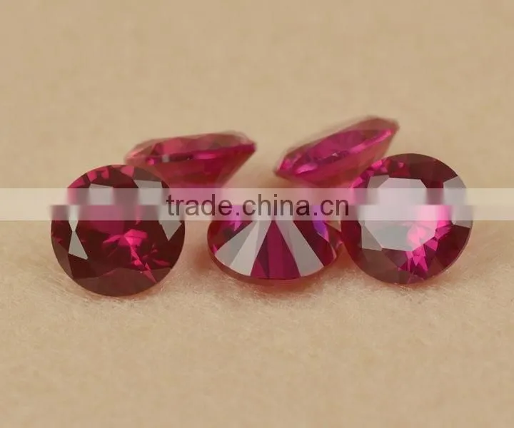 5# synthetic gemstone rough ruby corundum for sale