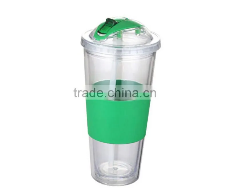 Silicone Sleeve Insulated Food Grade Standard Reusable Plastic Bottles