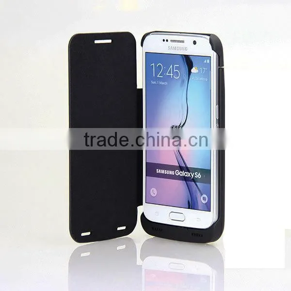 Rechargeable 4200mAh portable backup power bank battery charger case for smartphone s6