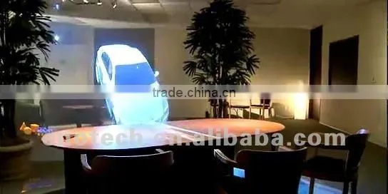 low price transparent/ holographic rear projection screen film for advertising