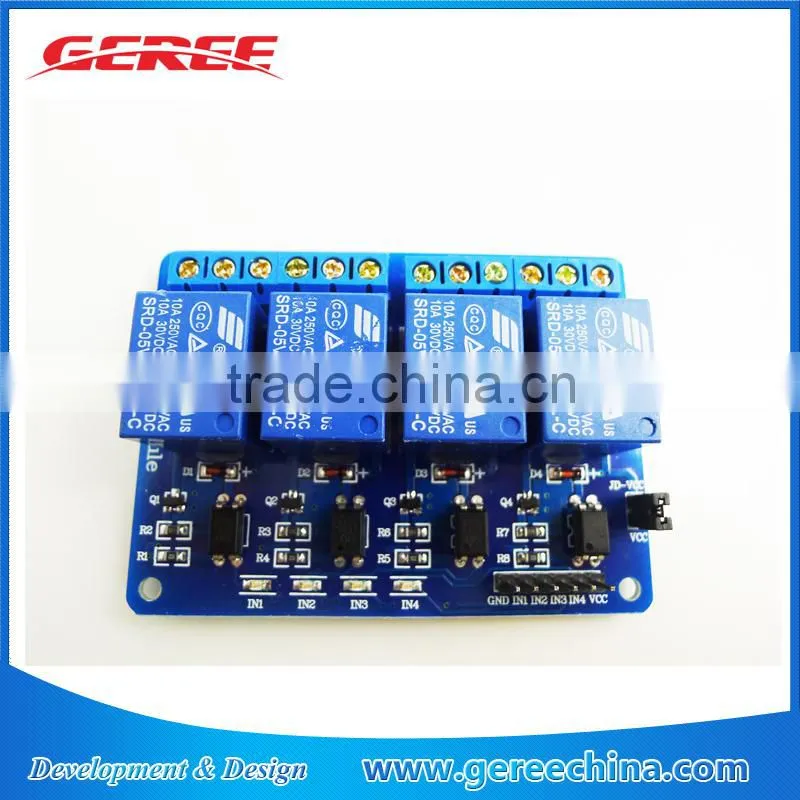 dc 5v relay module 4 channel relay with optocoupler