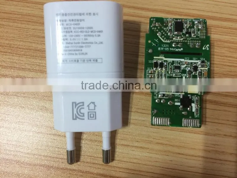 100% original new battery charger for LG mobile phone 1.8Amp power charger