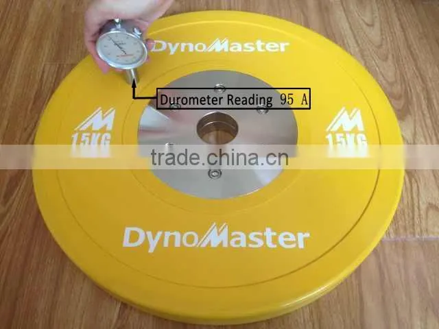 Olympic size with steel inserts rubber bumper plate